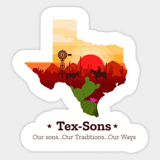 Texas T-shirt Sticker